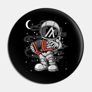 Astronaut Accordion Algorand ALGO Coin To The Moon Crypto Token Cryptocurrency Blockchain Wallet Birthday Gift For Men Women Kids Pin