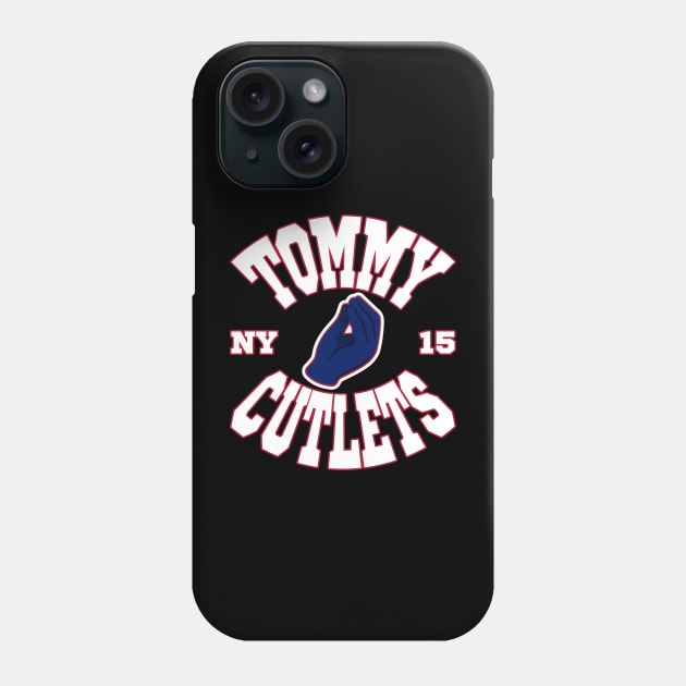 Tommy Cutlets 15 Italian Hand, New York Phone Case by Megadorim