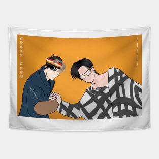 Ateez From Crazy Form Tapestry