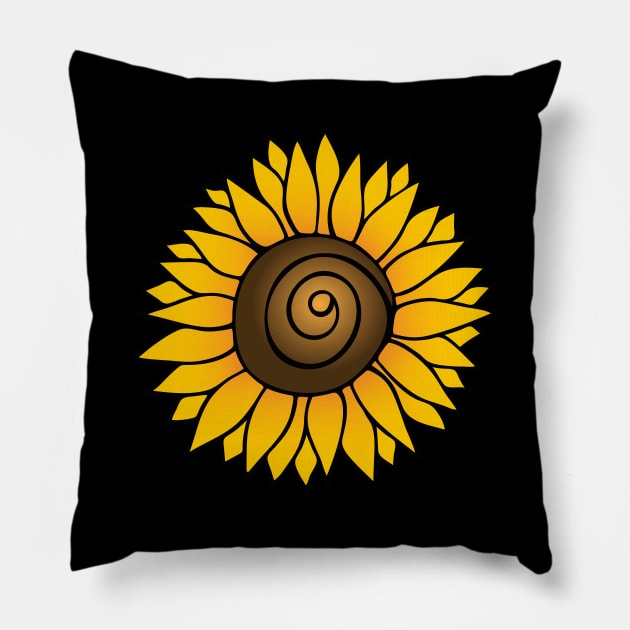 Sunflower Pillow by majoihart