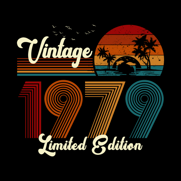 Vintage 1979 Shirt Limited Edition 41st Birthday Gift by Damsin