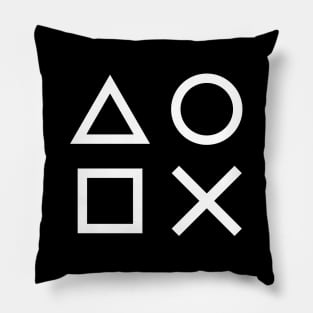 Playstation Geometric Pattern Pillow