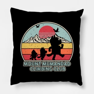 Mount Mumandad Climbing Club Sunset Pillow