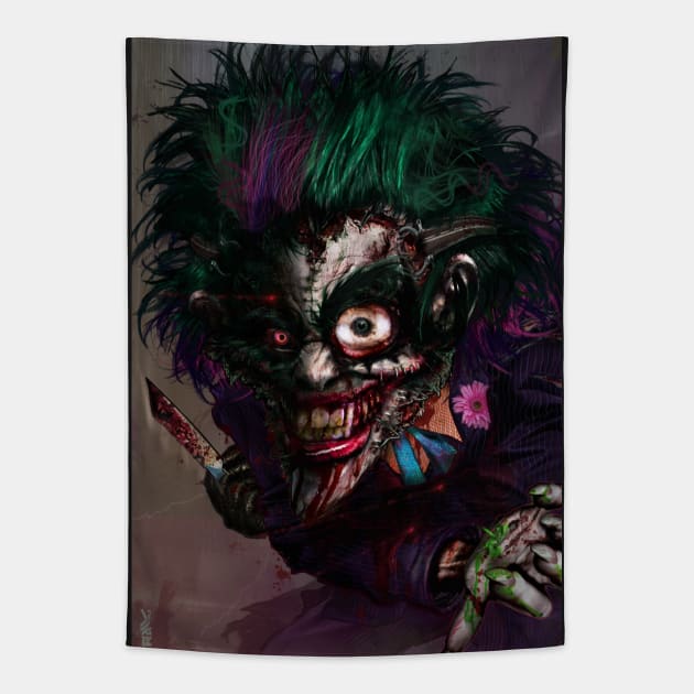 Killing JOKER Tapestry by FreaXTVE