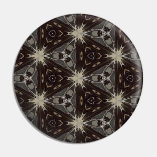 Black and White Bursts in Triangles - WelshDesignsTP002 Pin