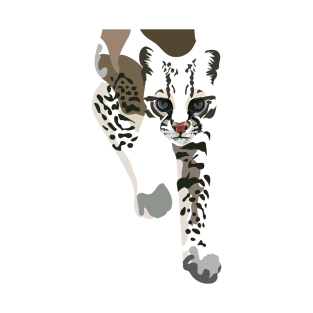 MINIMAL OCELOT DESIGN T-Shirt