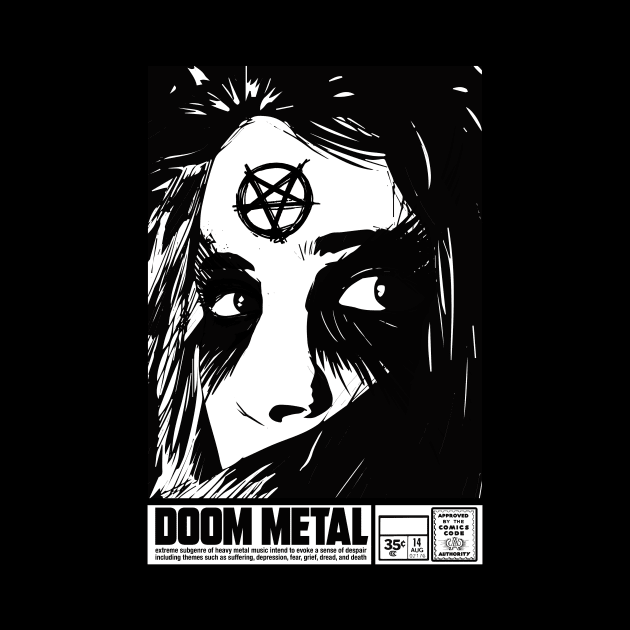 DOOM METAL COMIC by theanomalius_merch