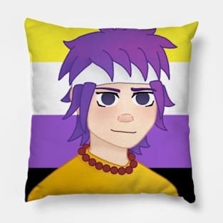 Toritsuka Non-Binary Pride Pillow