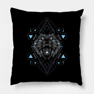 Retro Animal Bear Pillow