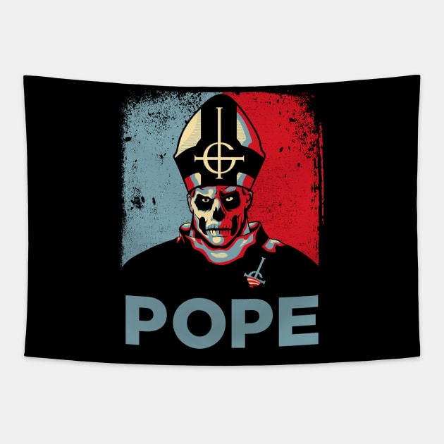 Ghost Pope - Papa Emeritus Tapestry by RetroReview