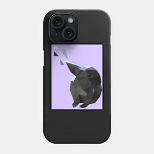 Geo Black Bunny Phone Case