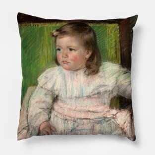 The Pink Sash by Mary Cassatt Pillow