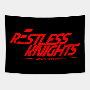 Restless Knights JDM Sport Red Tapestry