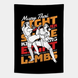 Muay Thai Boran Muay Kard Chuek Tapestry