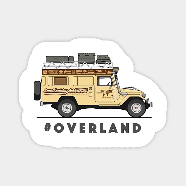 #OVERLAND Magnet by landcruising