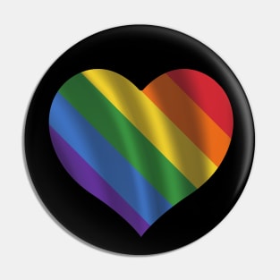 Rainbow Heart Pin