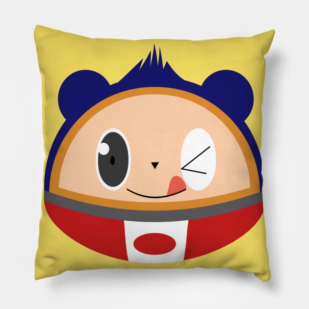 Teddie Persona 4 Pillow by GysahlGreens