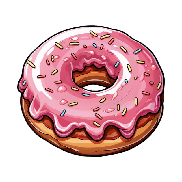 Pink donut by Rayra