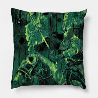 Revived knight (Green) Pillow