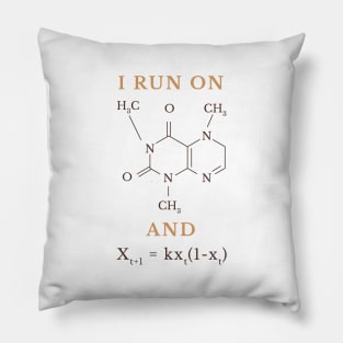 Funny caffeine design Pillow