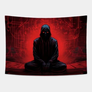 Cypherpunk Tron Crypto Engineer Tapestry