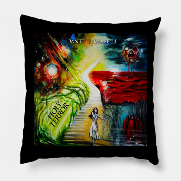 Dante Tomaselli's HOLY TERROR Pillow by psychedelic-nightmares 