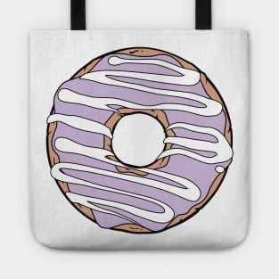 Purple Donut, Doughnut, Icing, Frosting, Glaze Tote