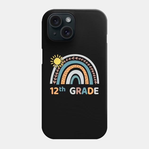 12th Grade Rainbow Teacher Student School Phone Case by busines_night