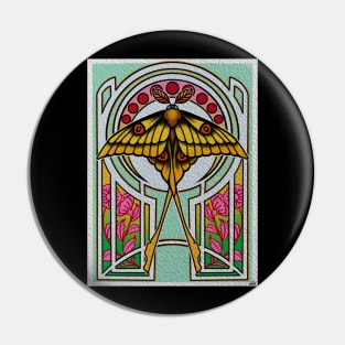 Comet moth Pin