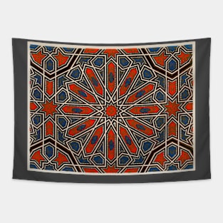 vintage colorful pattern Tapestry