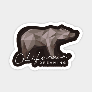 California Dreaming Bear Magnet