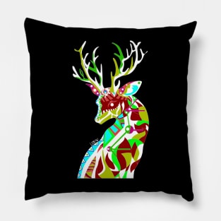 dear mister deer ecopop mexican venado art Pillow