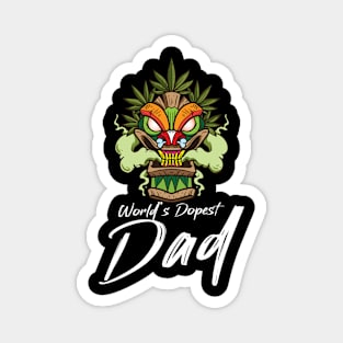 World's Dopest Dad Magnet