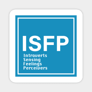 MBTI, ISFP 16 Personalities , blue Magnet