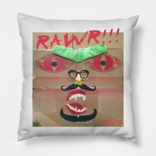 Box Monster (RAWR) Pillow