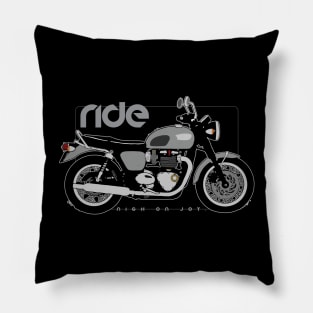 Ride t120 bw Pillow