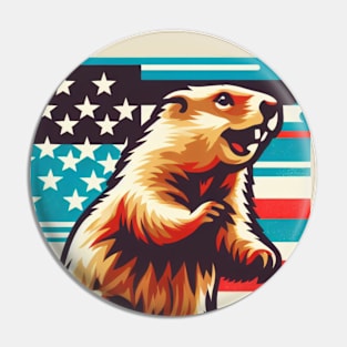 Only groundhog Pin