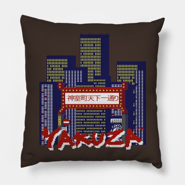 Yakuza 1988 Pillow by YakuzaFan