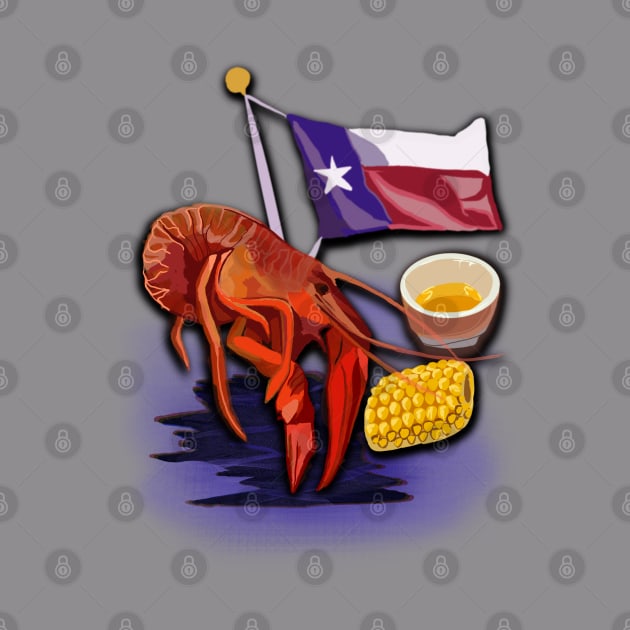 Texas crawfish by Goldsmudge.com