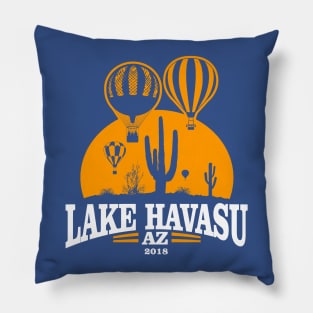 Lake Havasu Arizona Hot Air Balloon Festival 2018 Pillow