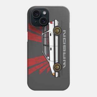 white wagon Phone Case