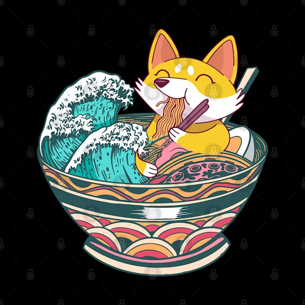 Ramen Corgi by Sunil Belidon