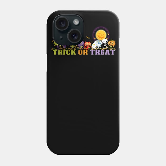 Trick or Treat fun Phone Case by richhwalsh