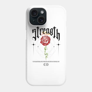 Strength Flower Modern Streetwear Phone Case