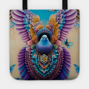 Floral Pigeon Tote