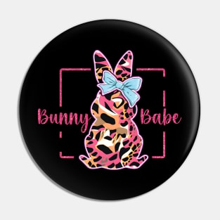 abstract pink bunny babe Pin