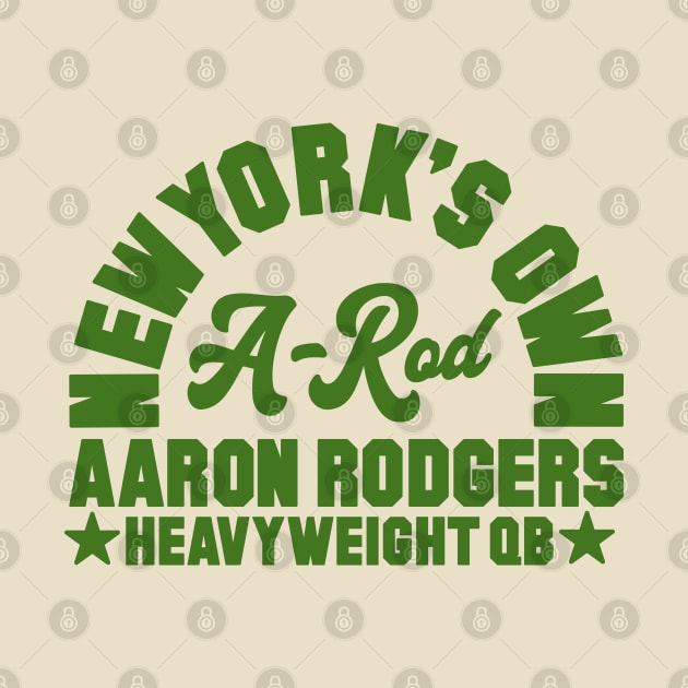 New York's Own Aaron Rodgers (White) by Carl Cordes