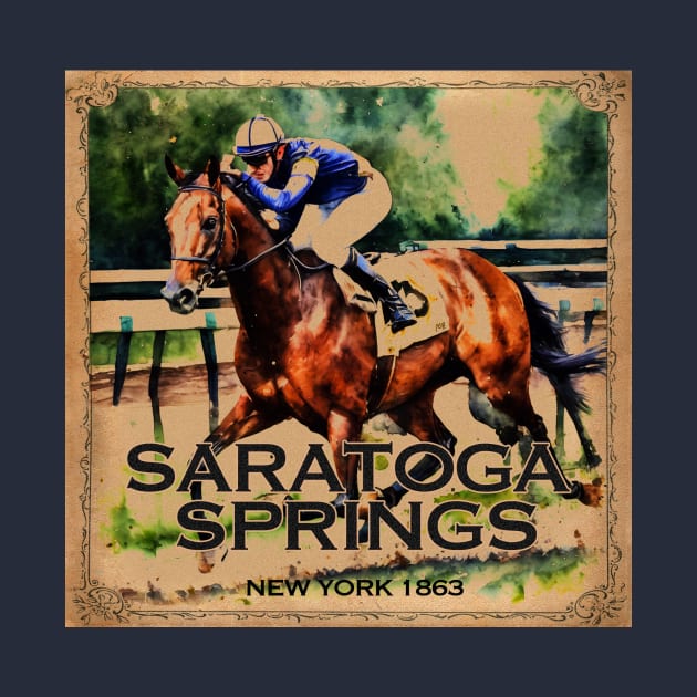 Historical Saratoga Springs by Cre8tiveSpirit