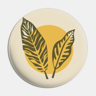 Tropical Leaves Pin