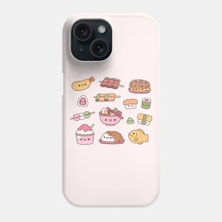 Cute Japan Food Sushi Ramen Tempura And More Phone Case